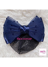 Kẹp lưới bới tóc búi tóc hoạ tiết cao cấp (30)