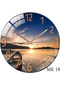 ĐỒNG HỒ TREO TƯỜNG TRANG TRÍ PHỦ PHA LÊ  KT 35 CM(MS 10)