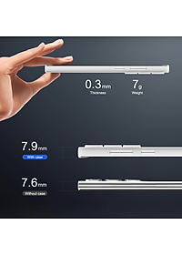 Ốp lưng nhám chống sốc siêu mỏng 0.3mm cho Samsung Galaxy S23 Ultra hiệu Memumi có gờ bảo vệ camera - Hàng nhập khẩu