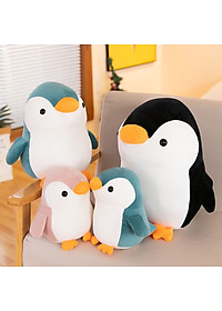 Gấu Bông Chim Cánh Cụt Mập Mềm Mịn Dễ Thương Mẫu Mới (25cm--->45cm) Vải Miniso 4 Chiều Co Giãn Êm Ái, Hàng Cao Cấp An Toàn Cho Trẻ Nhỏ