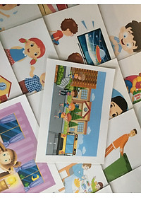 Routine Flashcards (Daily activities) – Thẻ học tiếng Anh chủ đề các hoạt động hằng ngày – 20 cards – OEM , SKU-5235763550760 – tiki.vn 🛒Top1Shop🛒 🇻🇳Top1Vietnam🇻🇳 🛍🛒 🇻🇳🇻🇳🇻🇳🛍🛒