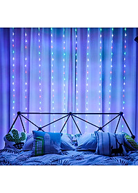 Dây Đèn Led Rèm Hiệu Ứng Thác Nước Chống Thấm Nước