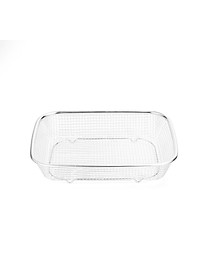 Rổ lưới bằng inox hình chữ nhật có đế đựng rau củ - 2 kiểu lưới