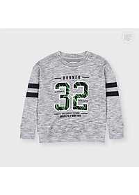 Bộ bé trai BIGFOX - MISS MEOW thu đông, bộ dài tay cho bé phong cách Âu Mỹ in số 32 12 - 43kg