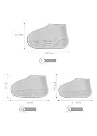 Bọc Giày Đi Mưa Silicon Siêu Bền Nhiều Màu