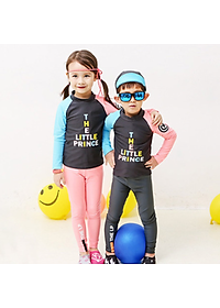 Đồ Bơi Bé Gái Và Bé Trai Tay Dài Quần Dài Họa Tiết Little Prince BB039 MayHomes Long Sleeves And Long Pants Kid's Swimwear With UPF 50 Sun Protection