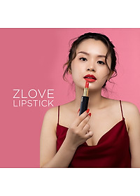 Son Thỏi Lì Không Chì Lâu Trôi Thiên Nhiên ZLove Cao Cấp – Lên Môi Màu Chuẩn Dưỡng Ẩm Tốt, Không Khô Môi 3.5g