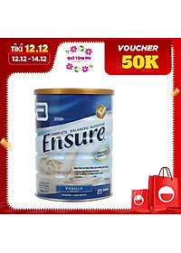 Sữa Ensure Úc cho người già, người gầy, người suy dinh dưỡng, người sau phẫu thuật, người mới ốm dậy - OZ Slim Store - Vanila (850g/lon)