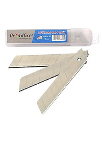 Combo 5 hộp Lưỡi dao rọc giấy Flexoffice FO-BL02