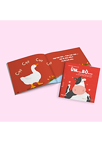 Sách Ehon - Ùm Bò  - Dành cho trẻ từ 0 - 6 tuổi