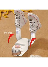 Máy Sấy Và Khử Trùng Giày có hẹn giờ Cao Cấp Làm Khô Siêu Nhanh - Loại Bỏ Khử Mùi Hôi Và Vi Khuẩn, Kiểu Dáng Nhỏ Gọn, Dễ Sử Dụng Máy Sấy Giày Dép Tất Găng Tay Mũ Bảo Hiểm Khử Khuẩn Bằng Tia UV An Toàn Tiện Dụng Thông Minh