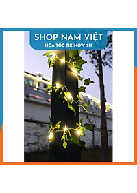 Đèn Led Dây Leo Năng Lượng Mặt Trời Trang Trí Sân Vườn, Ban Công, 8 Chế Độ Chớp - Chính Hãng NAVIVU