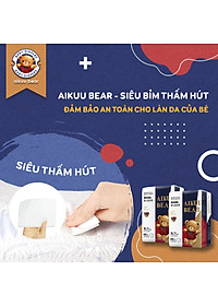 [Bịch] Tã Bỉm AIKUU BEAR Dán/Quần đủ size S56,M50,L48,XL46,XXL44,XXXL42 Chính Hãng