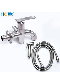 Bộ củ sen và vòi xịt rửa đa năng inox 304 Hobby home decor GXT dây 1.5m