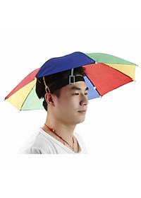 Dù Đội Đầu Che Mưa Nắng 7 Màu Tiện Lợi Khi Câu Cá, Du Lịch