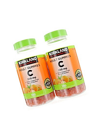Kẹo dẻo bổ sung Vitamin C Kirkland Adult Gummies C 250mg hộp 180 viên của Mỹ