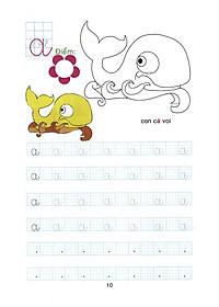 Sách Chuẩn Bị Cho Bé Vào Lớp 1: Tô Chữ Cái Và Tô Màu (Quyển 1)