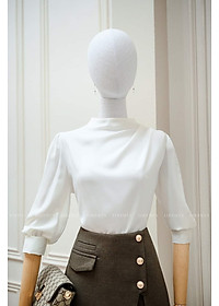 ÁO SƠ MI SANG TRỌNG ĐÍNH VAI CƯỜM