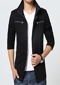 Áo Khoác Kaki Nam 2 Lớp Giả Vest Phối Khóa Ngực Cao Cấp ShopN6 - KK42 (Nhiều Màu)