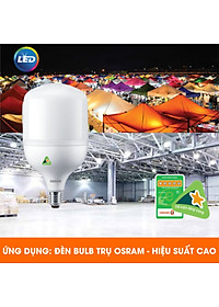 Bóng đèn LED trụ T-Bulb OSRAM E27 - Tiết kiệm điện, độ sáng cao, chất lượng ánh sáng vượt trội, bảo vệ quá nhiệt, chống xung 2.5Kv - Hàng Chính Hãng 
