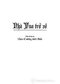 Sách Chúa Tể Những Chiếc Nhẫn - Nhà Vua Trở Về (Tái Bản)