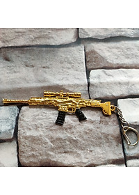 Móc khóa mô hình trong Game PUBG mẫu Scar-L Rồng