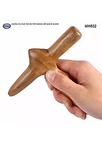 Dụng Cụ day ấn Huyệt Mát xa Chữ Thập Gỗ Bách Xanh - Xua tan nỗi đau xương khớp (MH852)