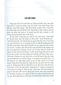 Luật Kinh Tế (Tái bản lần thứ nhất, có sửa đổi, bổ sung) - Sách chuyên khảo