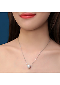 Dây Chuyền Tropicana Phối Charm Swarovski Ngọc Trai Hai Màu Trắng Đen