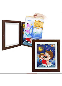 Kids Artwork Frames Changeable Home Decoration Front Open Picture Frame