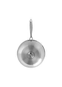 Chảo xào 1 tay cầm Inox 304 đáy liền 3 lớp Elmich Trimax 26cm kèm vung kính - Hàng chính hãng