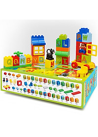 Ghép hình đoàn tàu chữ cái - 62 chi tiết