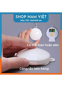 Dây Treo Đèn LED 3D Hình Cây Thông, Chuông Trang Trí Giáng Sinh, Noel - Chính Hãng NAVIVU