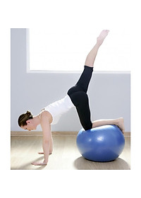 Bóng Tập Yoga 65Cm Cao Cấp Chống Nổ (Dày 2mm) - Tặng Kèm Bơm – Kim Bơm Bóng Dự Phòng - Chính Hãng Amalife