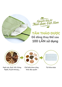 Gối Chườm Nóng Thảo Dược Hapaku - Làm Nóng Bằng Điện
