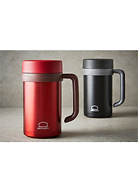 Bình Giữ Nhiệt Lock&Lock New Basic Table màu đen LHC4026B 500ml - Hàng chính hãng, nắp bình 3 lớp tiện lợi - JoyMall