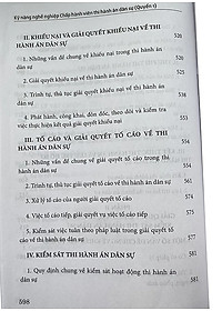 Kỹ năng nghề nghiệp Chấp hành viên thi hành án dân sự (Quyển 1)