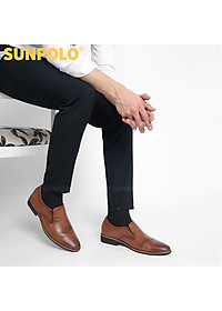Giày Nam Da Bò Công Sở SUNPOLO SPH309 (Đen, Nâu bò)