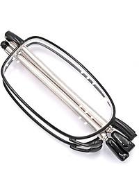 Kính lão gọng xếp 868 màu đen tròng lão 3.5 độ_nam