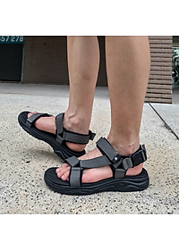 Giày Sandal Nam The Bily Quai Chéo - Màu Xám BL01X
