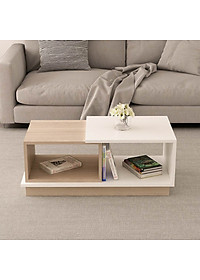 Bàn trà bằng gỗ thiết kế nhỏ gọn SMLIFE Conkia