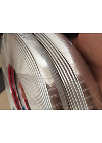 Nẹp dán viền mạ crom bản 2cm trang trí chân viền kính ô tô, ốp viền chân kính mạ crom cuộn dài 15 mét
