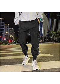 Quần jogger nam túi hộp, chất gió dù mềm mịn phong cách đường phố K06