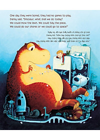 Chú Khủng Long Tham Ăn: Giải Cứu Hành Tinh - Bài Học Khám Phá Không Gian (Song Ngữ)