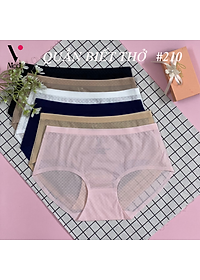 Quần lót nữ cạp cao biết thở  Vicci QV.210 công nghệ Microfiber không đường may, siêu mỏng nhẹ, tàng hình không viền, mặc nhẹ như không, thông hơi thoáng khí, kháng khuẩn khử mùi