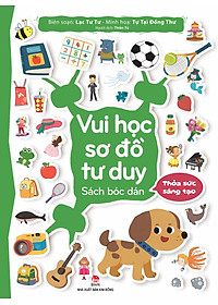 Combo Vui Học Sơ Đồ Tư Duy: Sách Bóc Dán (6 Cuốn)