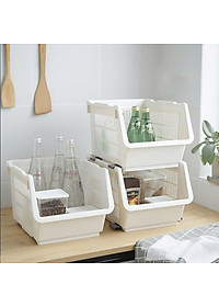 Kệ xếp tầng đa năng Việt Nhật tiện ích (5569) đựng đồ tiết kiệm không gian chất liệu nhựa bền đẹp - Hàng Việt Nam