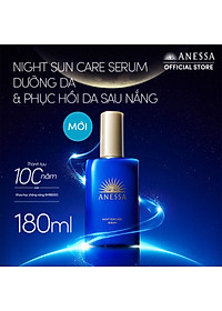 Bộ sữa chống nắng Anessa dưỡng da dịu nhẹ dạng sữa SPF50+ PA++++ 60ml và Serum dưỡng da và phục hồi da sau nắng 180ml