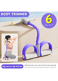 Dây Tập Bụng 6011N,Dây Kéo Đàn Hồi Kháng Lực  Ống Cao Su, Dây Kéo Tập Gym