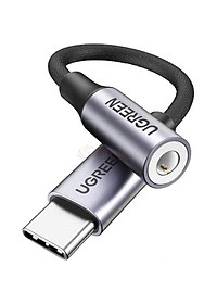 Cổng chuyển đổi Ugreen USB-C to 3.5mm Audio Cable AV161 - Hàng chính hãng